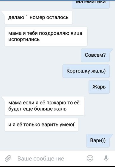 Юмор от сына))