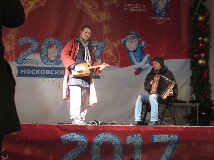 Путешествие в Рождество 2016/17. Манежная площадь, Охотный ряд и Театральная пл.