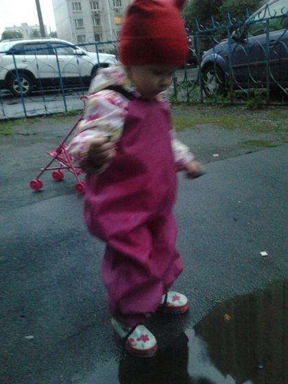 Теперь нам лужи по колено ) Продолжение к посту https://www.baby.ru/blogs/post/488454421-267243300/