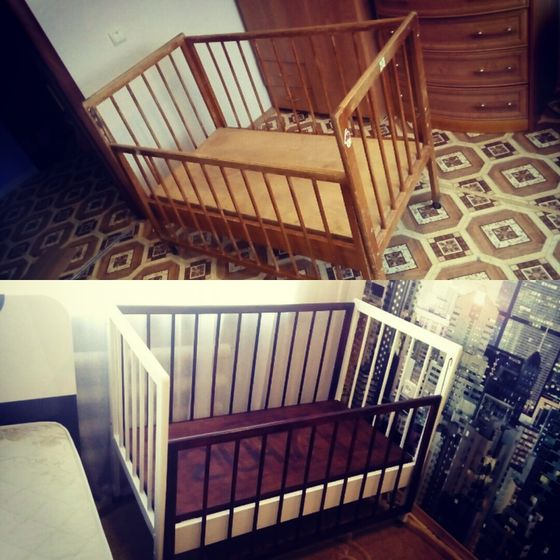 Кроватка для нашей крохи