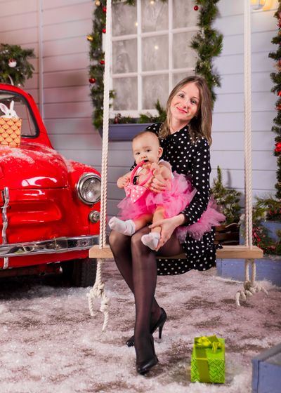 Наша первая новогодняя, семейная фотосессия