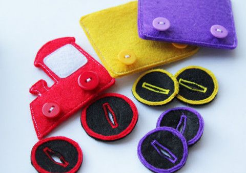 Развивающие игрушки из фетра