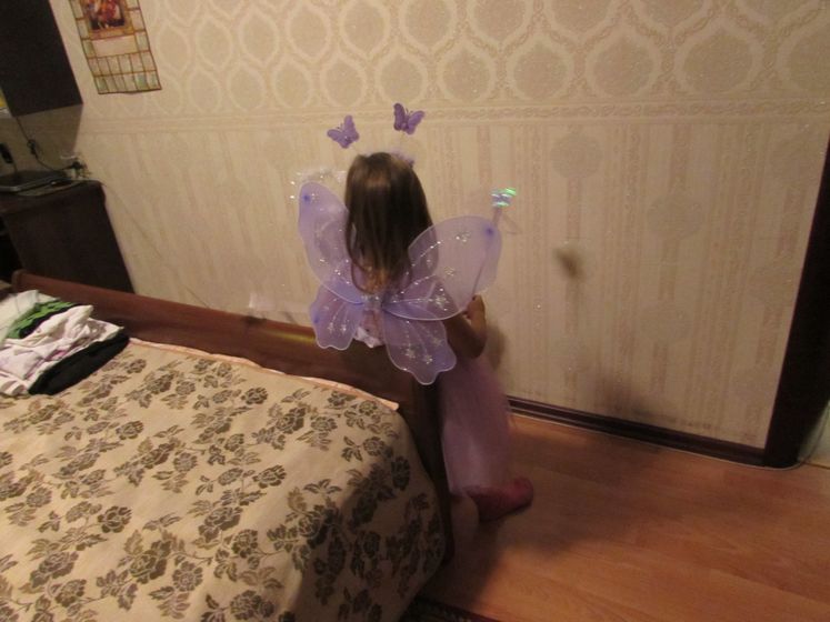 купила крылышки для моих птичек))