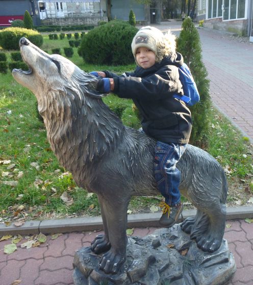 Прогулка по осеннему зоопарку.