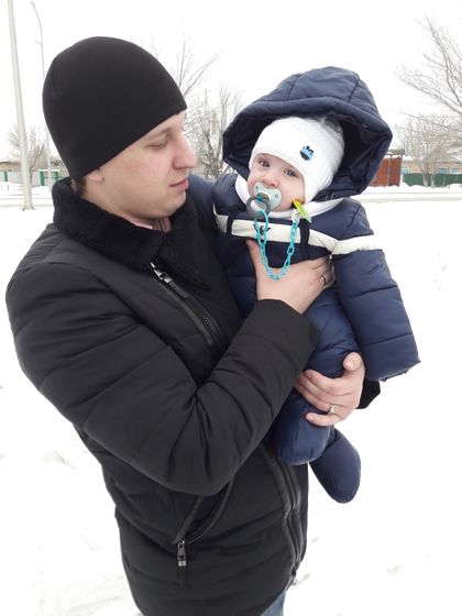 Позавчера наш сынок начал