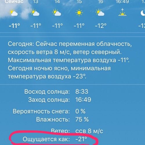 Погода в Москве