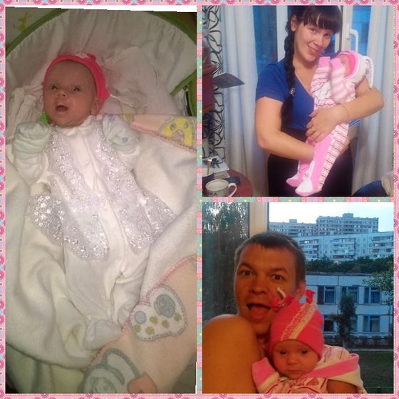 На кого похожа доча?