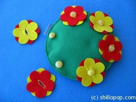 Развивающие игрушки из фетра