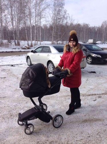 Первая прогулочка наша)