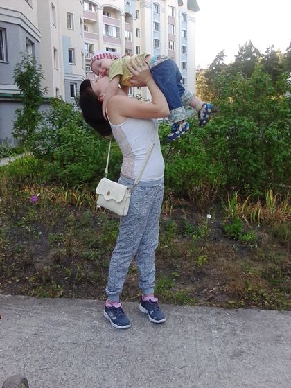 А вот мой животик