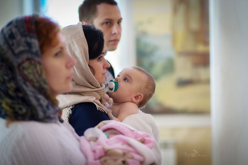 Крещение Михаила. фотопост