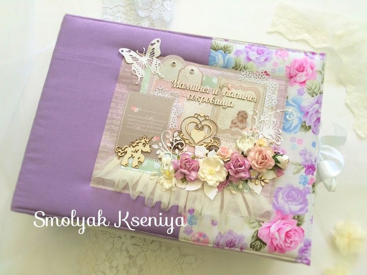 Скрап и жизнь.. Визитка Смоляк Ксении..