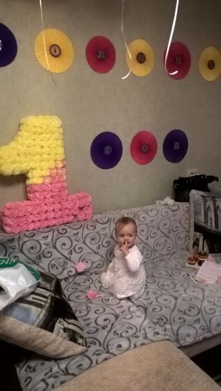 Вот и исполнился моей доченьке 1 годик!!!