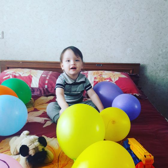 День рождения моего младшего сынульки.
