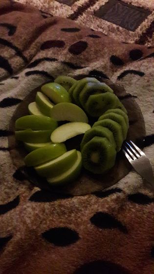 Сегодня мы по зелёненькому😋