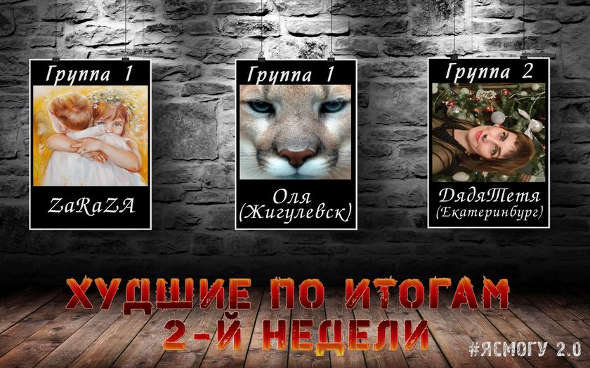 МАРАФОН #ЯСМОГУ 2.0 РЕЗУЛЬТАТЫ 2-ГО ОТЧЕТА