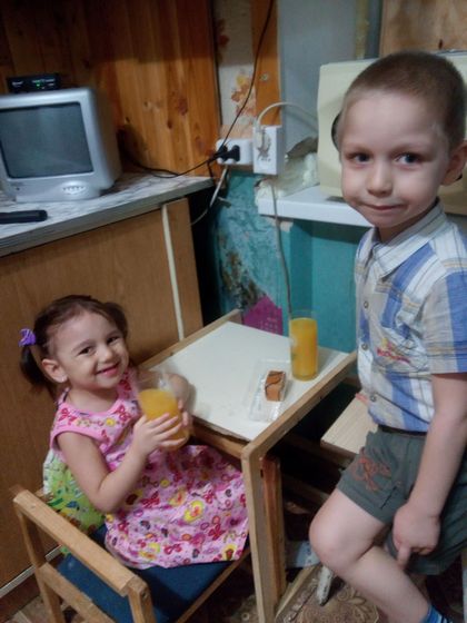 Вот дочурке моей любимой