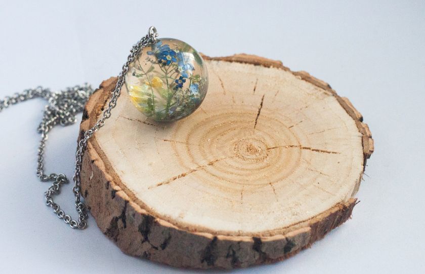 Украшения из растений