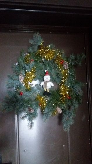 С наступающим новым годом и наши приготовления к празднику))
