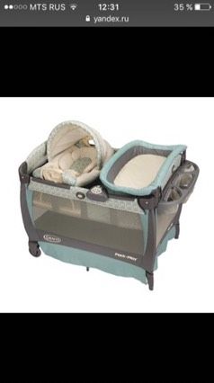 Манеж- кроватка Graco & колыбель Simpliciti