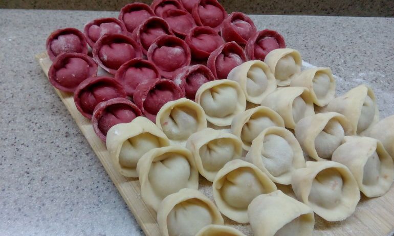 Пельмешки цветные