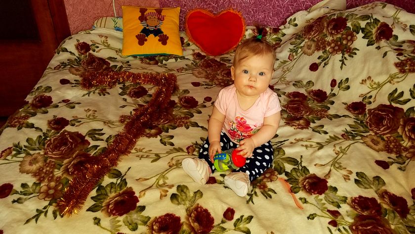 Моей малышке 7 месяцев ❤😇🎀