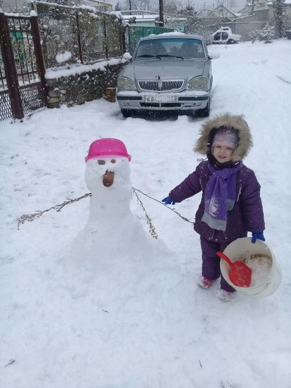 В сочи снег😍
