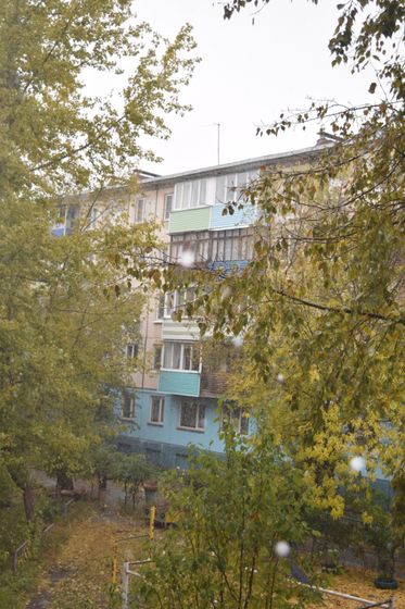 Наш первый снег.