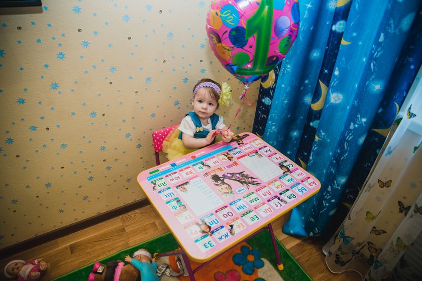 Дочке 1 год и 1 месяц фото