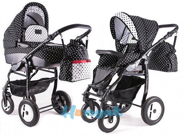Какая коляска лучше Dada Paradiso Glamour Dots или Hauck Miami 4S Trio Set