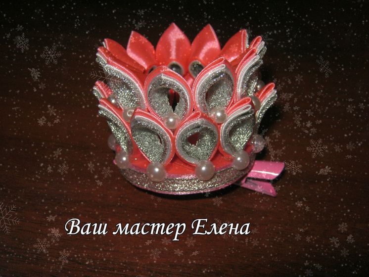 Пост визитка. 5 лет с канзаши