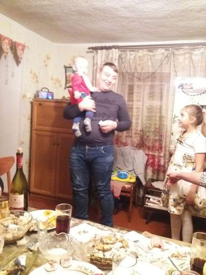 Наша первая вечеря 🍩🍩🍩🍩🍩🍩