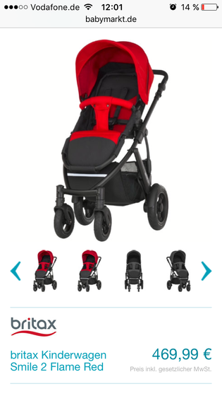 Короткий отзыв на коляску Britax Smile 2