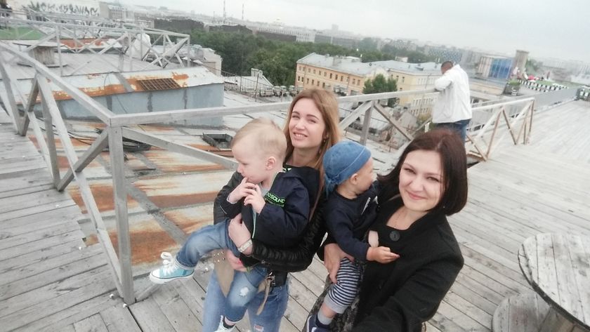 Наконец-то встретились с..