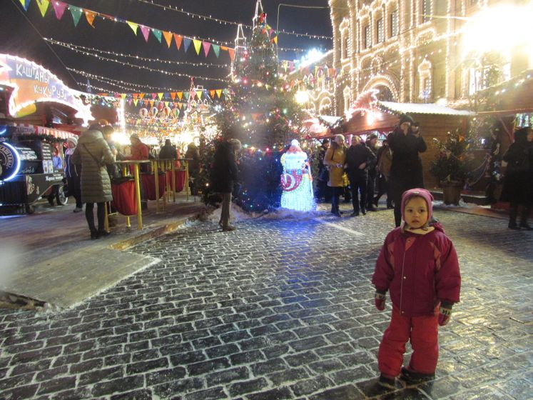 Новогодняя Красная площадь.