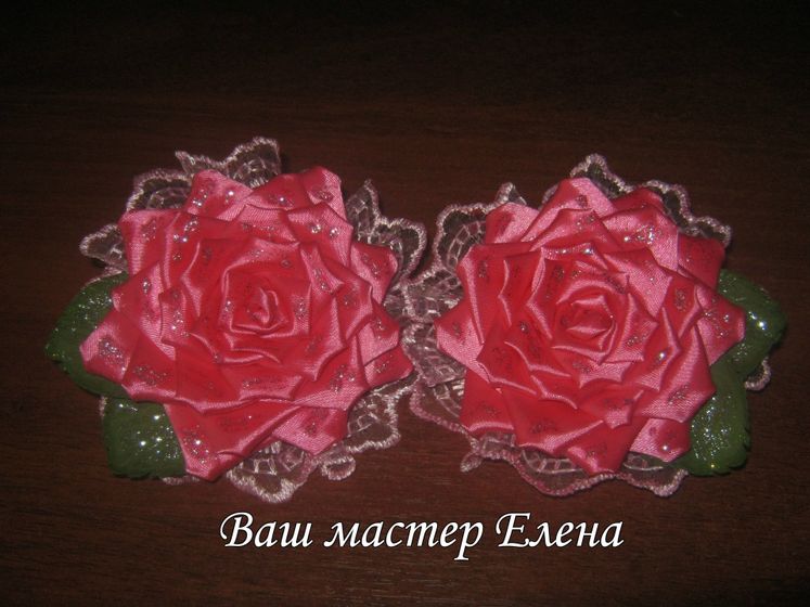Пост визитка. 5 лет с канзаши
