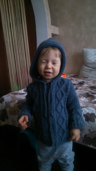 Наконец-то я довязала эту кофту!