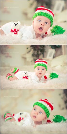 Семейная фотосессия с малышом до года в студии (фото)