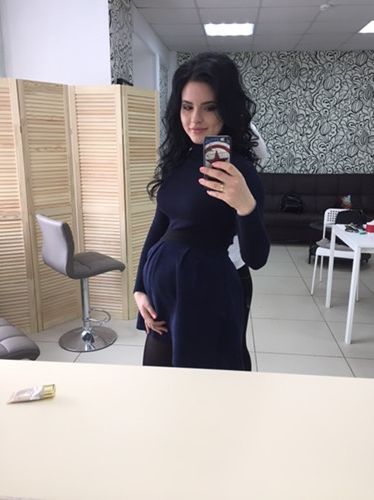 Пиночки маленького😍26 неделя