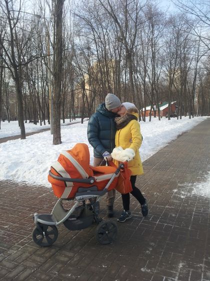 Наша первая прогулка