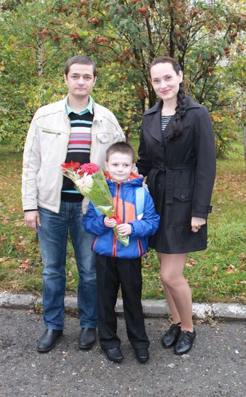 Наш первоклассник!!!