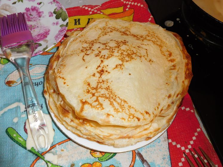 Печём блинчики