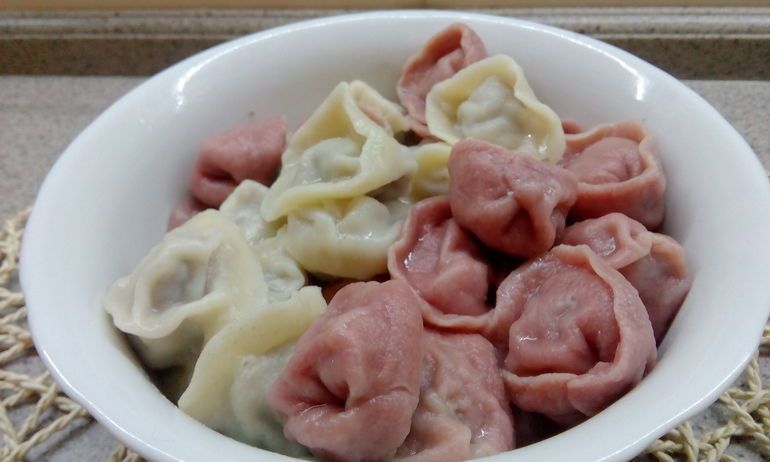 Пельмешки цветные