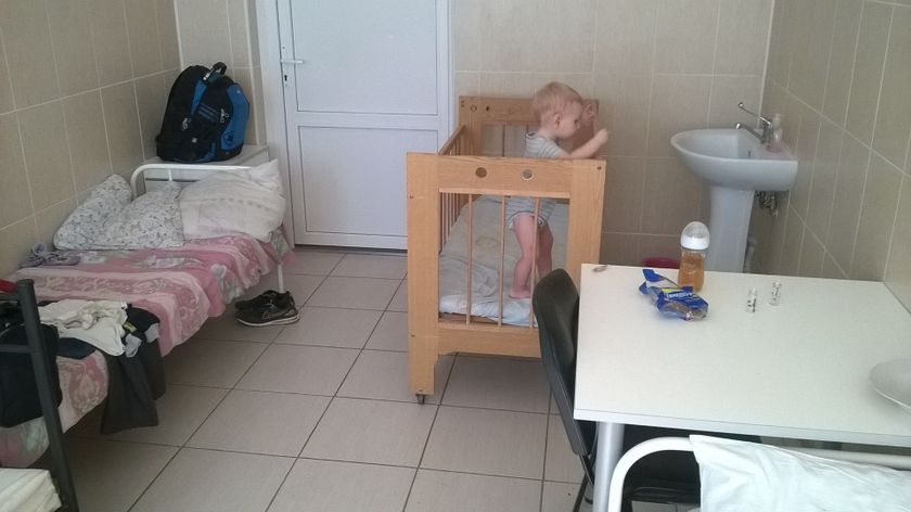 В попал с ребёнком в больницу!