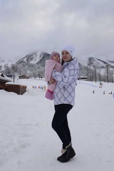 Катание на сноубордах в Красной Поляне
