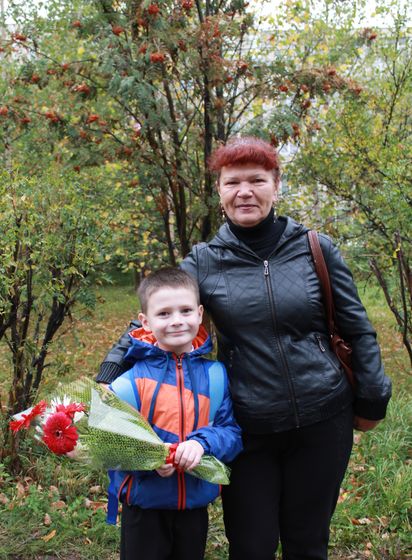 Наш первоклассник!!!