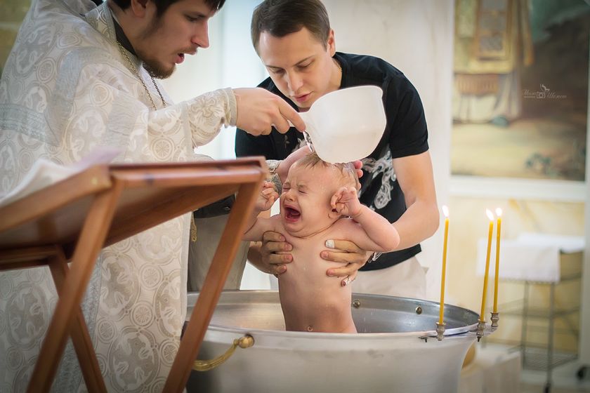 Крещение Михаила. фотопост