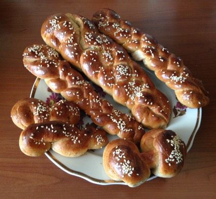 Плетёнки с кунжутом :) нямка ?