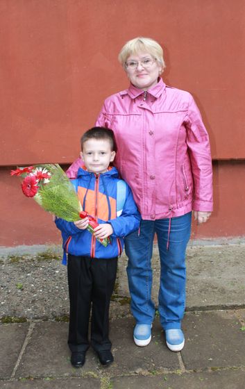 Наш первоклассник!!!