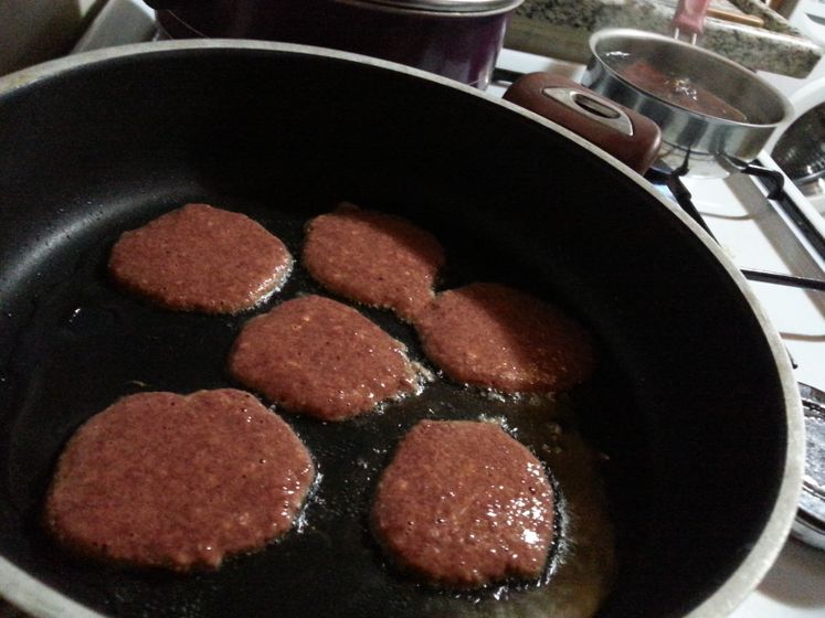Блинчики из куриной печени и сердечек